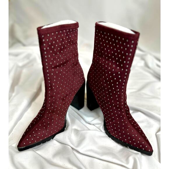 Charles by Charles David Studded Stretch Bootie Danielle 6.5 - Picture 8 of 14